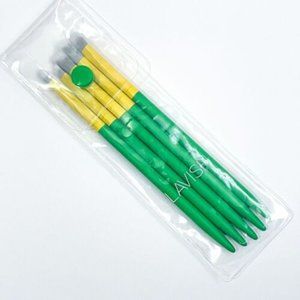 Lavish Brush 5 Piece Eye Essentials Brush Set New In Pouch